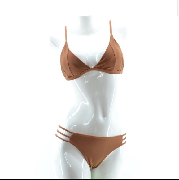 🎉Khaki braided bikini set🎉 - Picture 2 of 6
